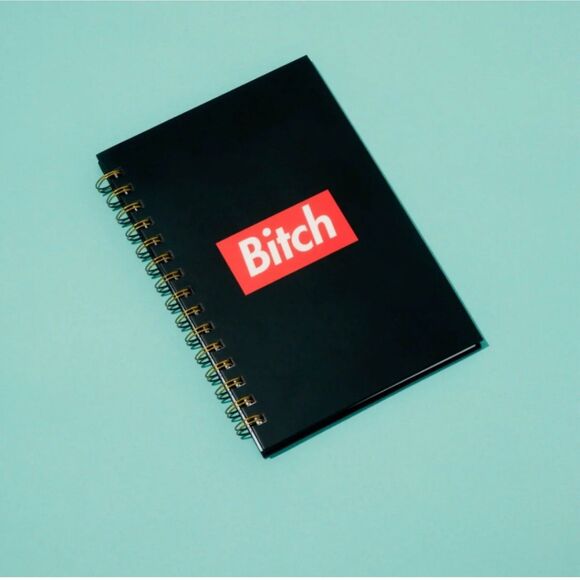 NWT Married to the Mob B!tch Logo Spiral Notebook - Picture 1 of 6